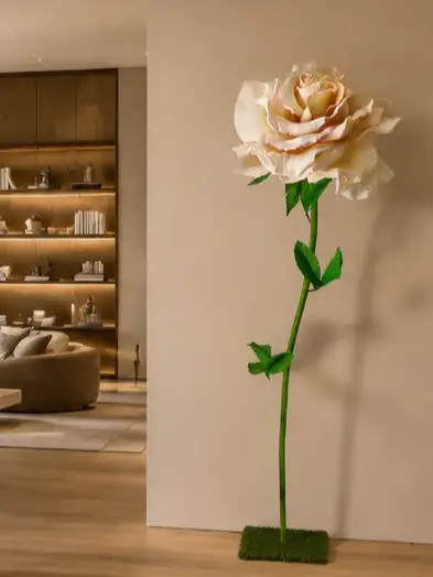 Rosa Bianca Soggiorno moderno e luminoso minimalista2